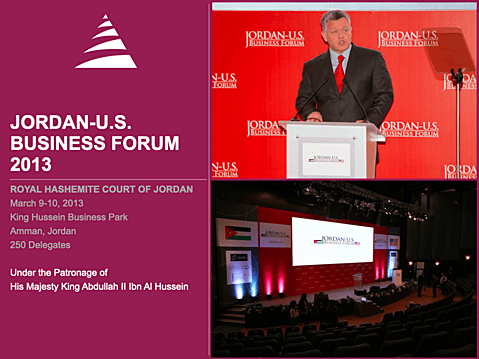 Jordan-U.S. Business Forum 2013